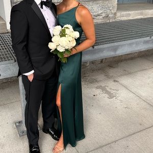 Jenny Yoo Jensen Dress in Emerald
